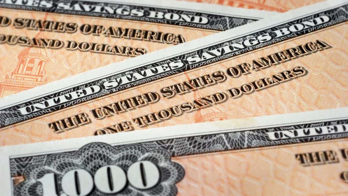 one thousand dollar US savings bonds
